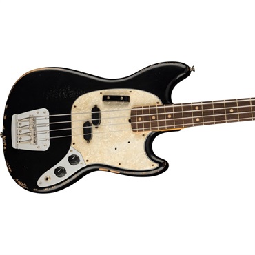 Fender MEX JMJ Road Worn Mustang Bass (Black) 画像3