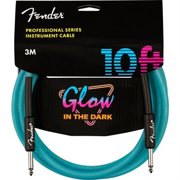 Fender USA PROFESSIONAL SERIES GLOW IN THE DARK CABLE 10feet (BLUE)(#0990810108) 画像4