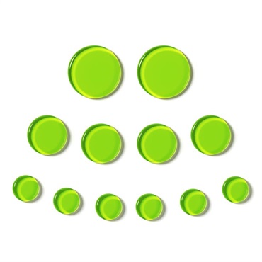SlapKlatz SlapKlatz PRO Ver.2 Drum Dampeners - GEL Alien Green 画像2