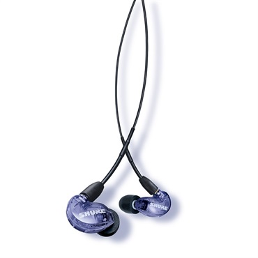 SHURE SE215SPE-PL-A(SE215 Special Edition パープル)(国内正規品2年保証)(有線イヤフォン)(シュア) 画像1