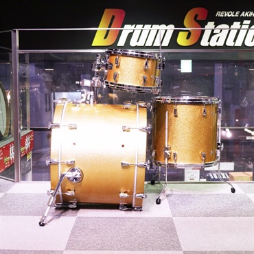 YAMAHA Absolute Hybrid Maple 4pc Drum Set [AMB2216-GCS + AMP6F3-GCS／カラー：ゴールドシャンパンスパークル(GCS)] 【店頭入荷！】 画像2