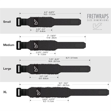 Gruv Gear FretWraps FW1-STL-LG (Large) STEALTH EDITION 画像3