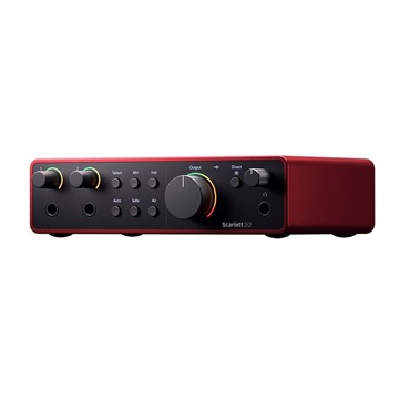Focusrite Scarlett 2i2 gen4 (Cubase LE付属)(2in2out・USB-C オーディオインターフェイス)(フォーカスライト)(スカーレット)(4th Gen) 画像2