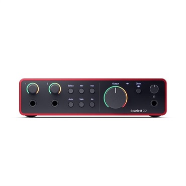 Focusrite Scarlett 2i2 gen4 (Cubase LE付属)(2in2out・USB-C オーディオインターフェイス)(フォーカスライト)(スカーレット)(4th Gen) 画像4