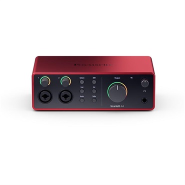 Focusrite 【予約商品・5月30日入荷予定】Scarlett 4i4 gen4 (Cubase LE付属)(4in4out・USB-C オーディオインターフェイス)(フォーカスライト)(スカーレット)(4th Gen) 画像2