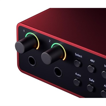 Focusrite 【予約商品・5月30日入荷予定】Scarlett 4i4 gen4 (Cubase LE付属)(4in4out・USB-C オーディオインターフェイス)(フォーカスライト)(スカーレット)(4th Gen) 画像4