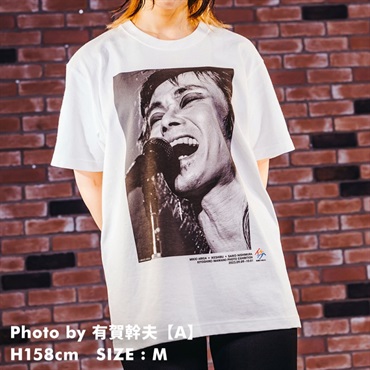 Ikebe Original 忌野清志郎 フォトプリントTシャツ Photo by 有賀幹夫 A - S【受注受付は終了致しました】 画像1