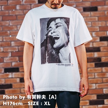 Ikebe Original 忌野清志郎 フォトプリントTシャツ Photo by 有賀幹夫 A - XL【受注受付は終了致しました】 画像3