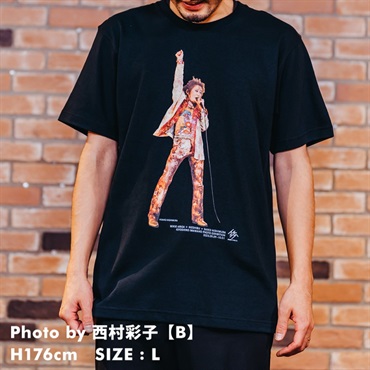 Ikebe Original 忌野清志郎 フォトプリントTシャツ Photo by 西村彩子 B - M【受注受付は終了致しました】 画像1