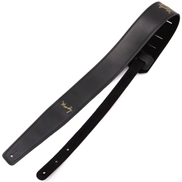 Moody Leather-Suede 2.5inch Standard Tail [Black-Black] 画像1