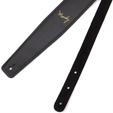 Moody Leather-Suede 2.5inch Standard Tail [Black-Black] 画像3