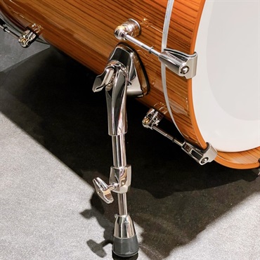 Pearl 【値下げしました！】Masterworks 4pc Drum Kit [BD22，FT16，TT12，TT10][Zebrawood and finished with transparent Tiger Yellow Gloss] 画像3