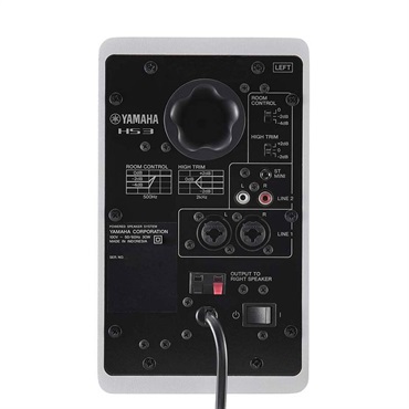 YAMAHA HS3W(ペア)(ヤマハ・モニタースピーカー定番モデル)(ホワイト) 画像3
