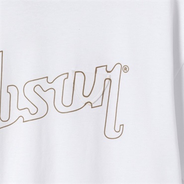 Gibson Farewell Tour x Gibson Gold Logo Tee (White) Large【GA-FWT-WHTTLG】 画像1