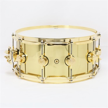 dw DRVN6514SPG [Collector's Series Polished Brass Snare Drum 14×6.5／Gold Hardware] 画像1