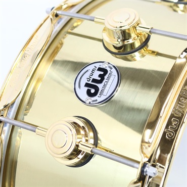 dw DRVN6514SPG [Collector's Series Polished Brass Snare Drum 14×6.5／Gold Hardware] 画像7