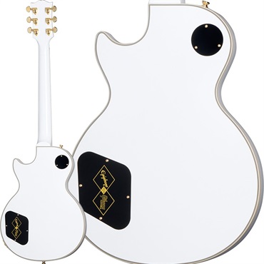 Epiphone Inspired by Gibson Custom Shop Les Paul Custom (Alpine White) 画像1