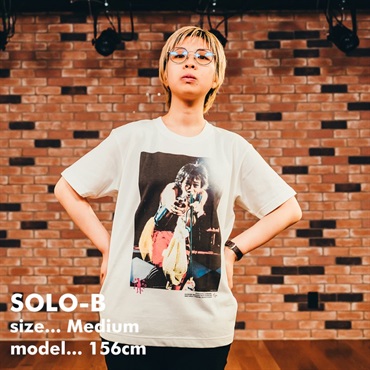 Ikebe Original SOLOﾌｫﾄﾌﾟﾘﾝﾄTｼｬﾂ Photo by 有賀幹夫 B - L 画像1