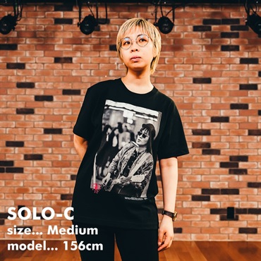 Ikebe Original SOLOﾌｫﾄﾌﾟﾘﾝﾄTｼｬﾂ Photo by 有賀幹夫 C - XL  【2次受注受付分】 画像1