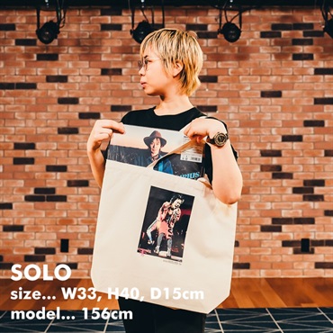 Ikebe Original 忌野清志郎 ﾚｺｰﾄﾞﾊﾞｯｸﾞ SOLO Photo by 有賀幹夫 画像1