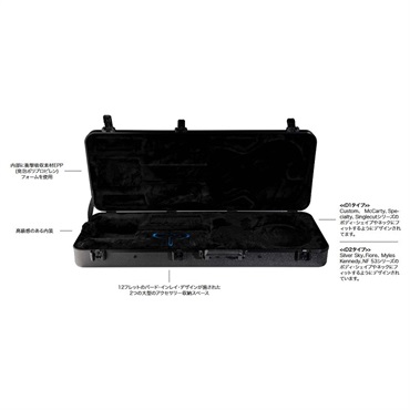 P.R.S. PRS ATA Hardshell Multi-Fit Molded Cases， D2 画像3