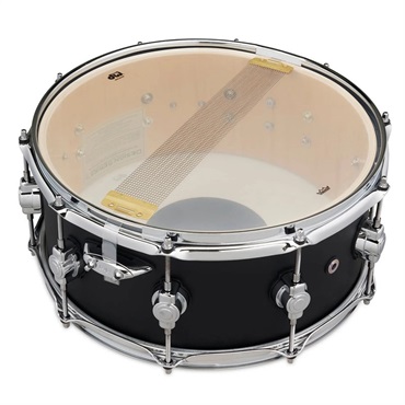 dw DDLM0614SSBL [Design Series Maple Snare， 14''×6'' / Black Satin] 画像3