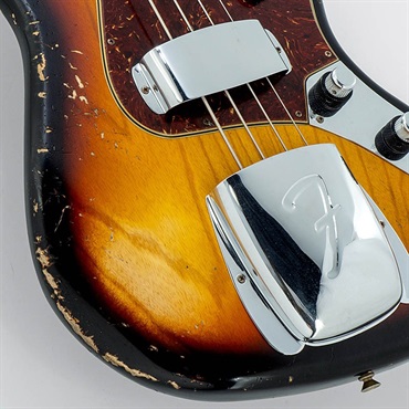 Fender Custom Shop 2024 Custom Collection Time Machine 1961 Jazz Bass Heavy Relic (Super Faded/Aged Bleached 3 Color Sunburst) 【夏先取り大特価セール】 画像9