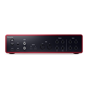 Focusrite Scarlett 18i16 Gen4 (Cubase LE付属)(18in16out・USBオーディオインターフェイス)(マイクプリアンプ4基搭載)(4th Gen)(フォーカスライト)(スカーレット) 画像4