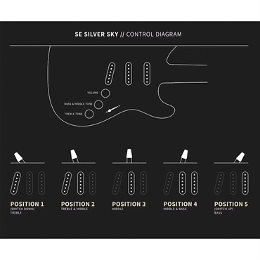 P.R.S. SE Silver Sky Maple (Nylon Blue) [John Mayer Model] 画像9
