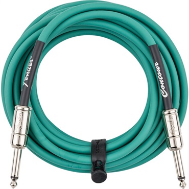 Fender USA 【夏のボーナスセール】 CONTOUR SERIES INSTRUMENT CABLE (18.6feet/SHERWOOD GREEN)(#0990571846) 画像1