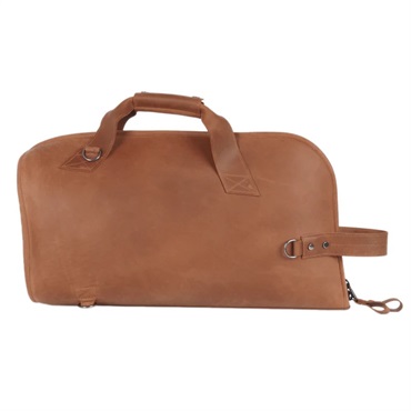 MG Leather Work シングル フリューゲルホルン用ソフトケース CrazyHorse LightBrown (ライトブラウン) 画像1