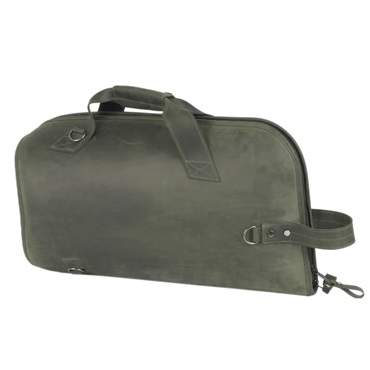 MG Leather Work シングル フリューゲルホルン用ソフトケース CrazyHorse Green (グリーン)【夏先取り大特価セール】 画像1