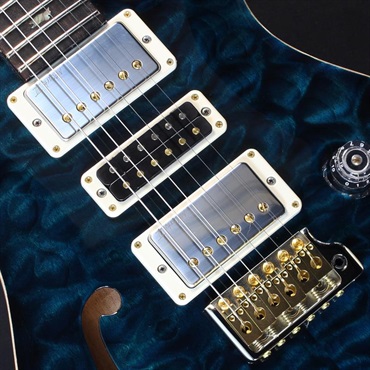 P.R.S. Ikebe 50th Anniversary Wood Library Special Semi-Hollow (Teal) #0402030【2025年生産品】 画像3