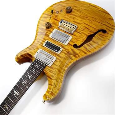 P.R.S. 【Paul Reed Smith氏サインイン入りバックプレート付属！】 Ikebe 50th Anniversary Wood Library Special Semi-Hollow (Honey Gold) SN.0401646 画像5