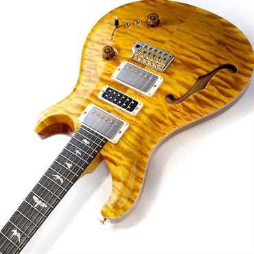 P.R.S. 【Paul Reed Smith氏サインイン入りバックプレート付属！】 Ikebe 50th Anniversary Wood Library Special Semi-Hollow (Honey Gold) SN.0401654 画像5