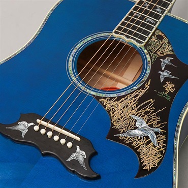 Gibson 【GIBSON×AQUBEストラッププレゼント】Custom Shop Modern Collection Doves in Flight (VIPER BLUE) 【イケベ楽器店創業50周年記念限定モデル】#20695047 ギブソン 画像6