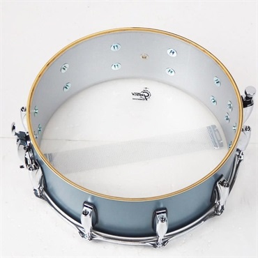 GRETSCH 【値下げしました！】GBSL-5514S-1CL SIBM [Brooklyn Snare Drum 14×5.5 - Satin Ice Blue Metallic]【店頭展示特価品】 画像8