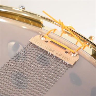 Pearl 【イケベ楽器店創業50周年記念モデル】Masterworks Snare Drum 14x5.5 - Gold Swirl on Black Carbon 画像7