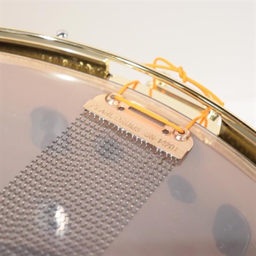 Pearl 【イケベ楽器店創業50周年記念モデル】Masterworks Snare Drum 14x6.5 - Gold Swirl on Black Carbon 画像7