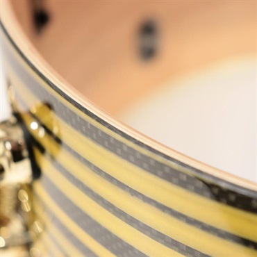 Pearl 【イケベ楽器店創業50周年記念モデル】Masterworks Snare Drum 14x6.5 - Gold Swirl on Black Carbon 画像8
