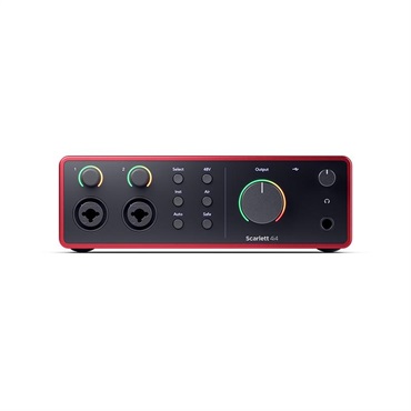 Focusrite 【予約商品・5月23日入荷予定】Scarlett 4i4 gen4 + OYAIDE製高品質USBケーブルセット(Type C to C 1.0m)(4in4out・USB-C オーディオインターフェイス)(フォーカスライト)(オヤイデ)【Cubase LE付属】 画像4