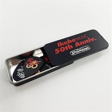 Dunlop (Jim Dunlop) IKEBE 50TH PICK-TIN 50周年記念限定デザインピック缶 (限定デザインピック6枚入り)【イケベ楽器店創業50周年記念限定企画】 画像2