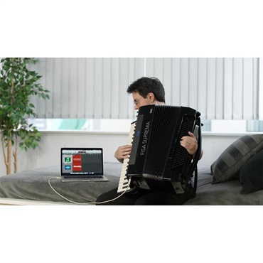 KORG FISA SUPREMA PIANO ピアノ式 電子アコーディオン (FSUP-P MBK) AERO DIGITAL INSTRUMENT コルグ フィサ スプレーマ イタリア Italy 画像6