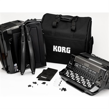 KORG FISA SUPREMA BUTTON ボタン式 電子アコーディオン (FSUP-B MBK) AERO DIGITAL INSTRUMENT コルグ フィサ スプレーマ クロマチック 画像8