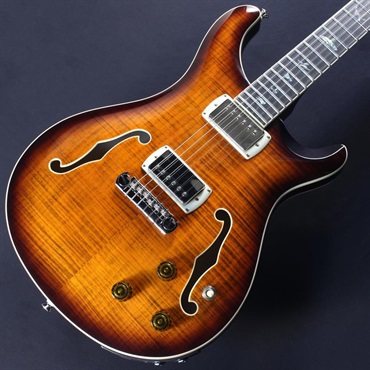 P.R.S. SE Hollowbody II Piezo (Orange Tiger Smokeburst) #CTCI04089【2025年生産品】 画像2