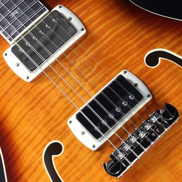 P.R.S. SE Hollowbody II Piezo (Vintage Sunburst) #CTCI03937【2025年生産品】 画像3