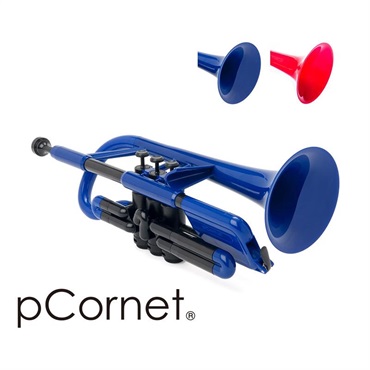 pBone music ピーボーンミュージック / pCornet Blue (PCORNET1B) 【プラスチック製 Bb コルネット】 画像2
