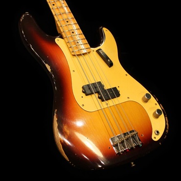 Fender Custom Shop 1958 Precision Bass Relic (Super Faded Aged Chocolate 3-Color Sunburst)【Fender ロゴ入りキャンピングチェアプレゼント】 画像3