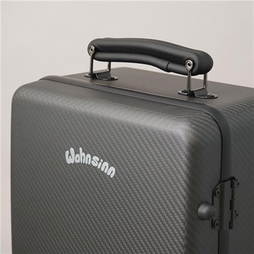 Wahnsinn Case ワンジンケース / 3K NATURAL CARBON Series (Matte Black / Black) トリプル トランペット用 ケース 画像4