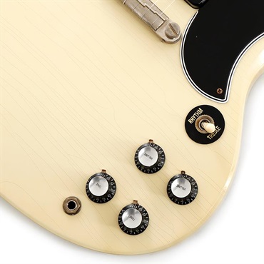 Gibson 【GIBSON×AQUBEストラッププレゼント】1963 SG Special Reissue Lightning Bar Murphy Lab Ultra Light Aged (Polaris White) 【S/N 504903】 画像4